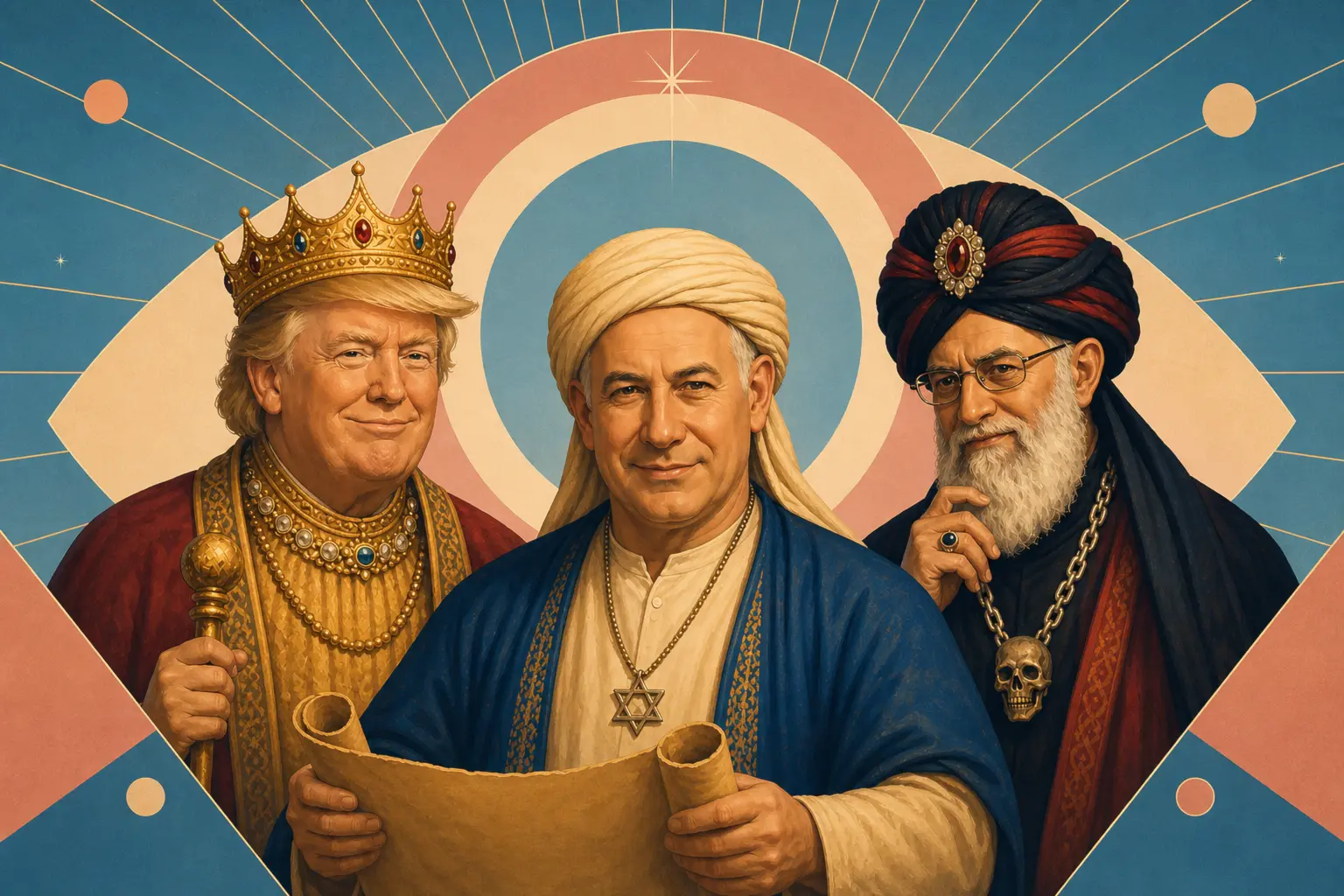 Trump, Netanyahu und Khamenei: Warum drei Finsternis-Geborene während der Mondfinsternis im Zentrum der Welt stehen