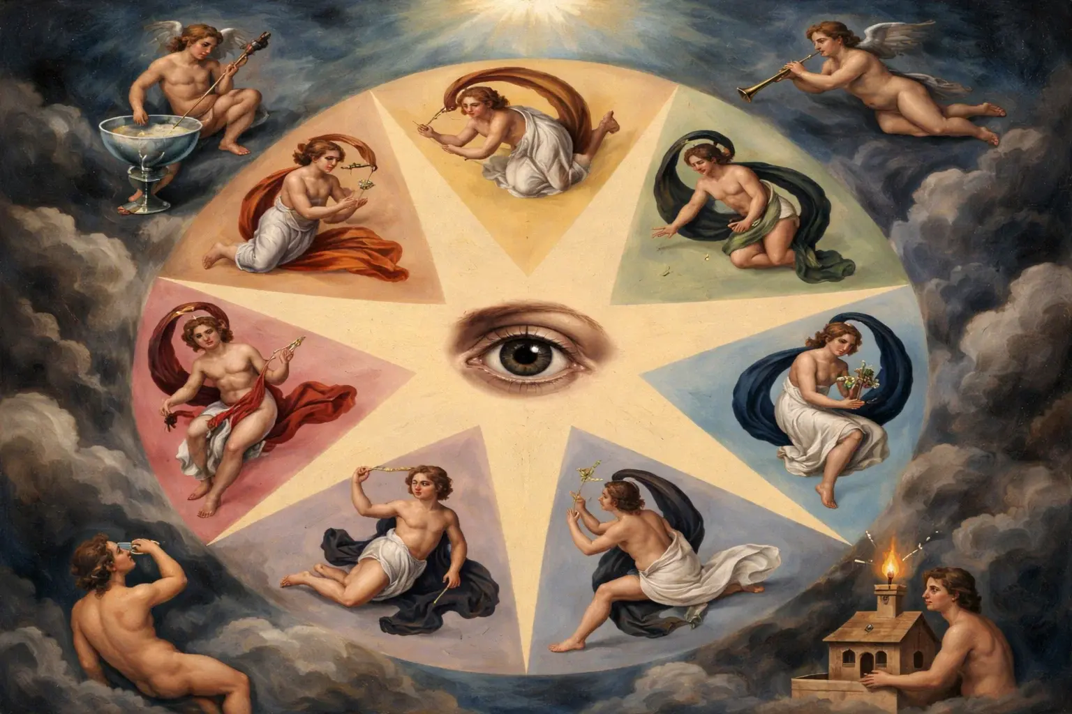 Erhöhung und Fall der Planeten im Jyotish: eigenes Zeichen und Moolatrikona